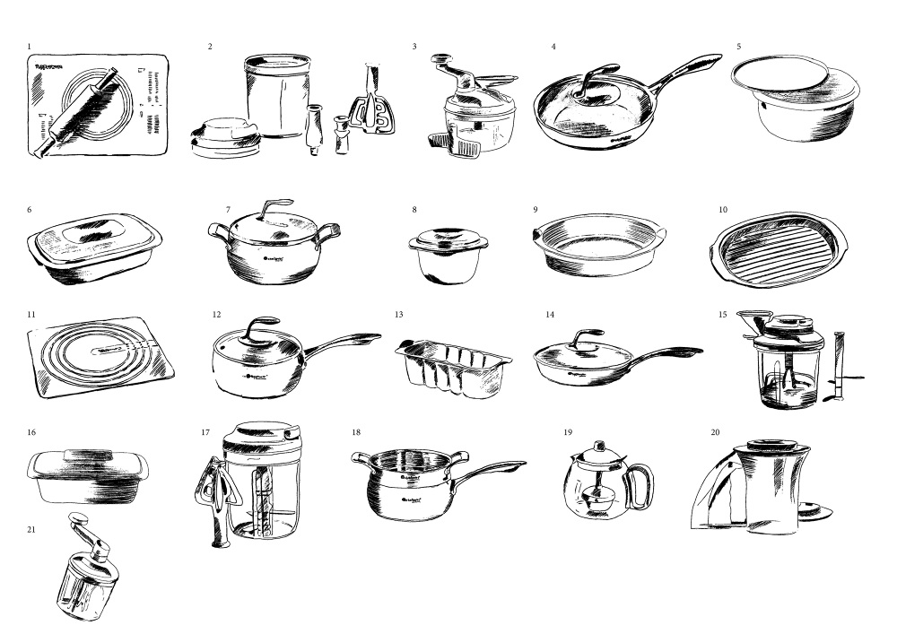 1000x707 Illustration Tupperware - Tupperware Drawing