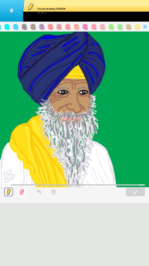 500x889 turban drawings - Turban Drawing