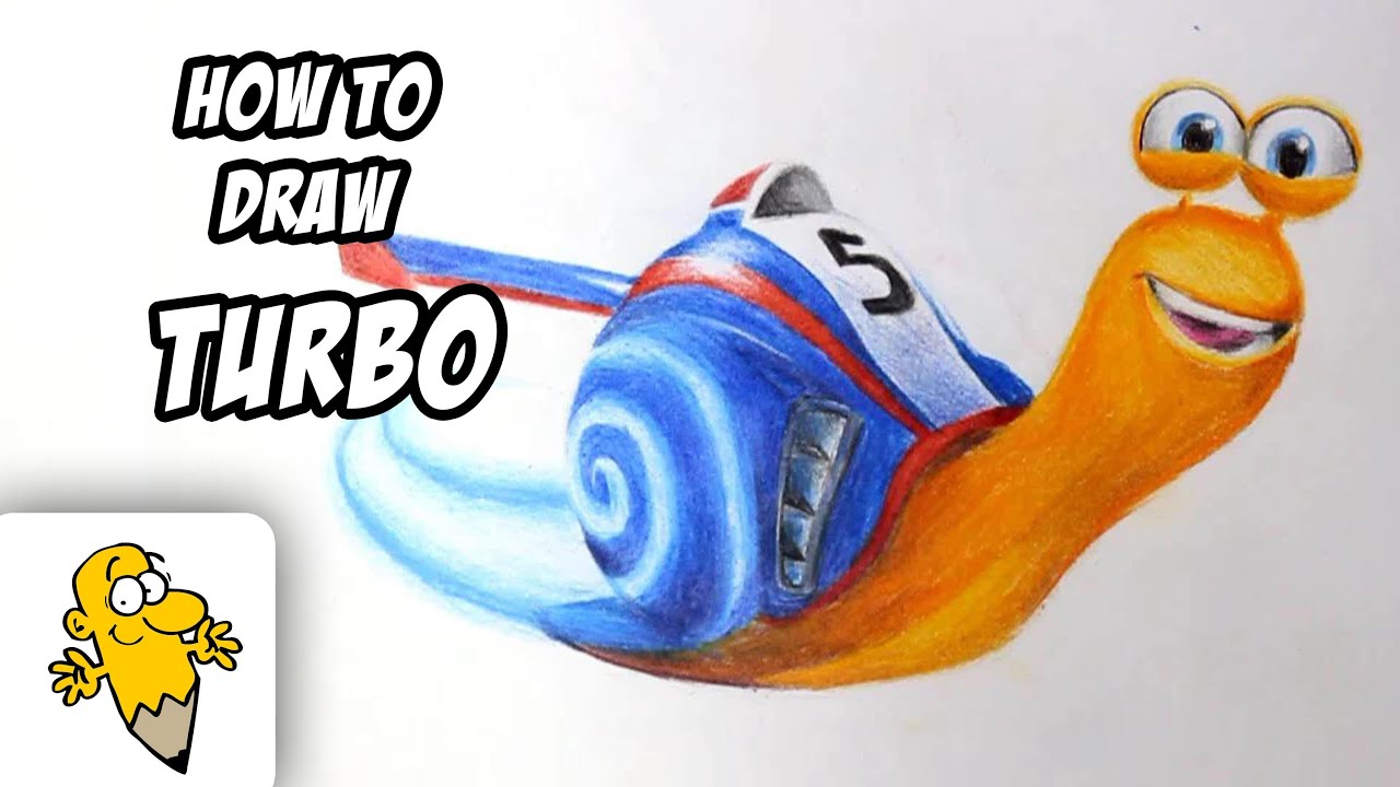 1280x720 How To Draw Dreamworks Turbo! Drawing Tutorial - Turbo Drawing