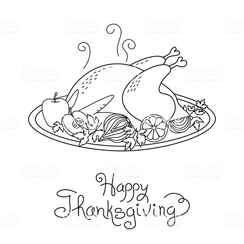 1024x1024 coloring pages for kids fish turkey with turkey dinner coloring - Turkey Dinner Drawing