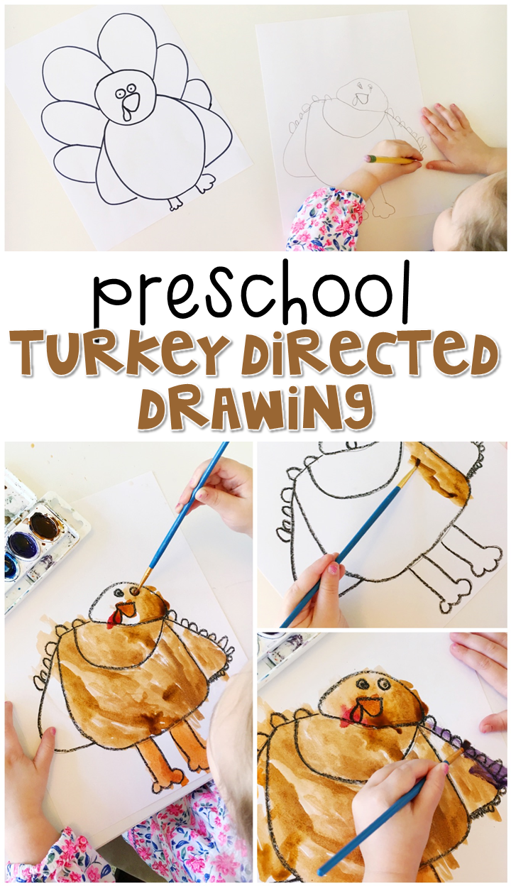 Turkey Directed Drawing at PaintingValley.com | Explore collection of ...