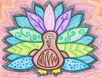 350x268 turkey directed draw - Turkey Directed Drawing