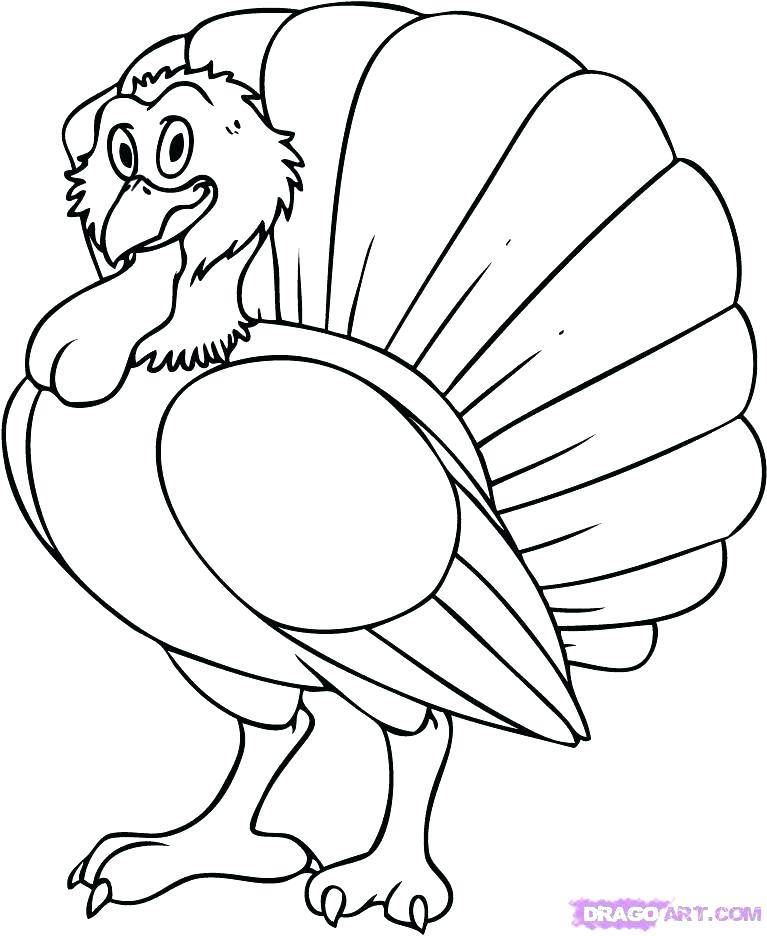 767x936 how to draw a turkey adult drawing turkey a cartoon farms to draw - Turkey Drawing Cartoon