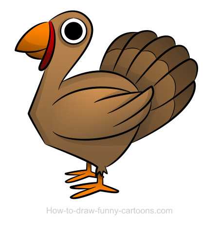 450x472 Turkey Drawing - Turkey Drawing Cartoon
