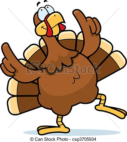 421x470 Cartoon Turkey Clipart - Turkey Drawing Cartoon