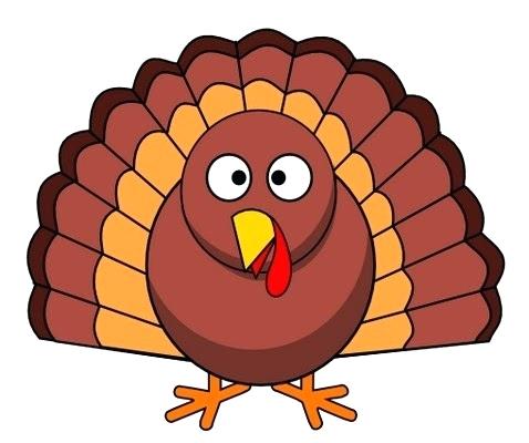 478x400 colored turkey hand with two finger up gesture in colored turkey - Turkey Drawing For Thanksgiving