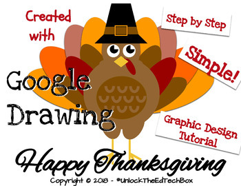 350x270 easy graphic design digital thanksgiving turkey - Turkey Drawing For Thanksgiving