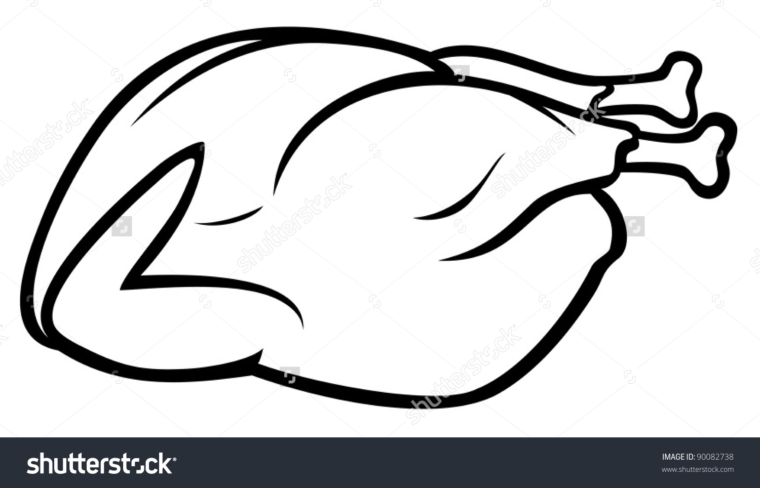 1500x964 impressive cooked turkey drawing meat clipartxtras - Turkey Drawing Images