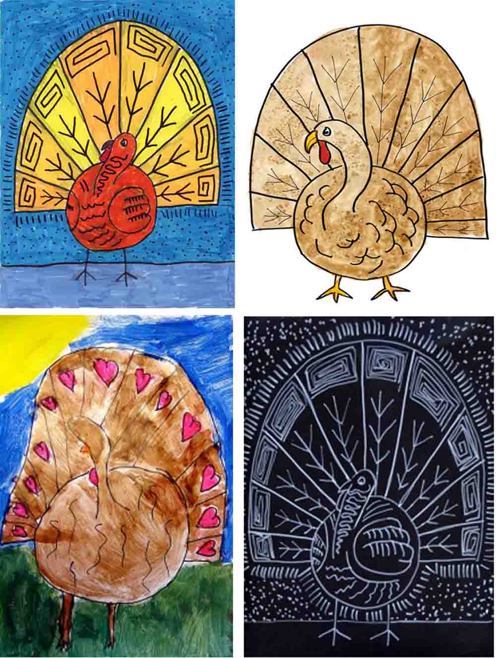 1000x1326 Simple Turkey Drawing Art Projects For Kids - Turkey Drawing Images