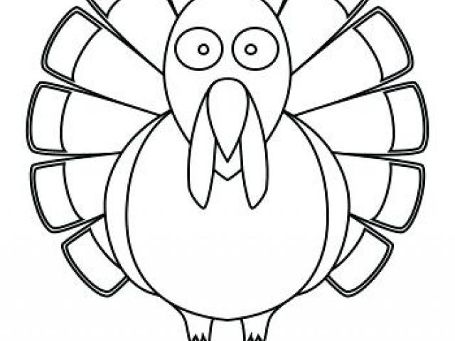 Turkey Drawing Outline at PaintingValley.com | Explore collection of ...