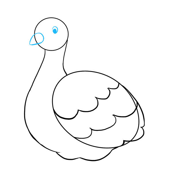 680x678 How To Draw A Turkey - Turkey Drawing Pictures Kids