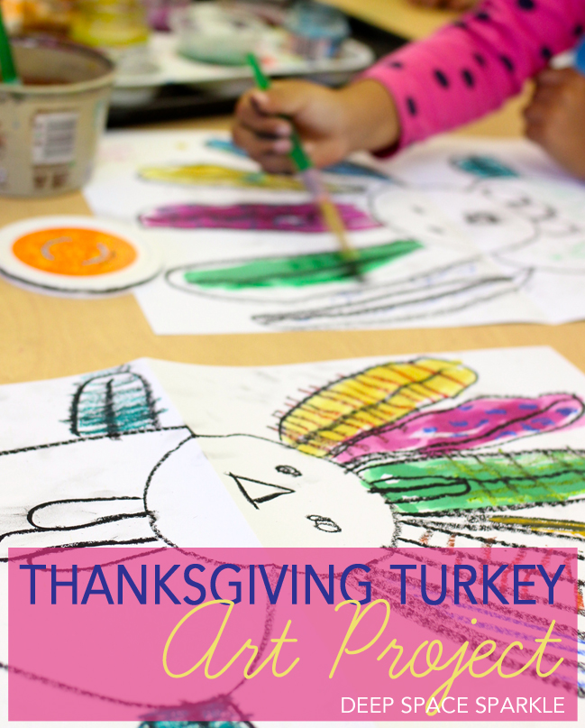 649x807 How To Draw Paint A Thanksgiving Turkey Deep Space Sparkle - Turkey Drawing Pictures Kids