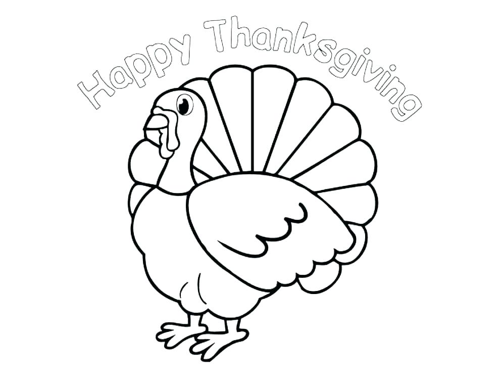 992x768 Thanksgiving Coloring Pages For Kids Printable Free Picture - Turkey Drawing Pictures Kids