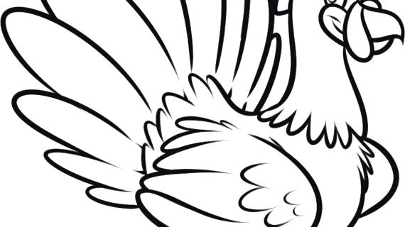 570x320 Coloring Pages Printable Princess For Kids Animals Flowers Free - Turkey Drawing Pictures Kids