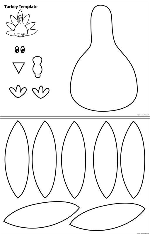 Turkey Drawing Template at Explore collection of