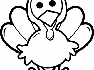 320x240 Astounding Turkey Drawing Template Colouring In Funny Turkey - Turkey Drawing Template