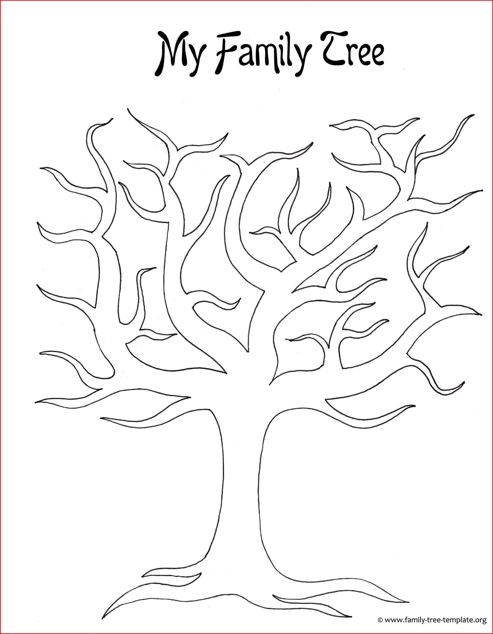 1969x2535 Easy Turkey Drawing Easy To Draw Family Tree Template Tree - Turkey Drawing Template