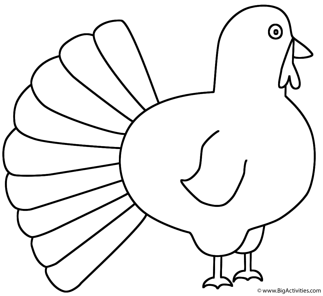 1116x1023 Turkey - Turkey Drawing To Color