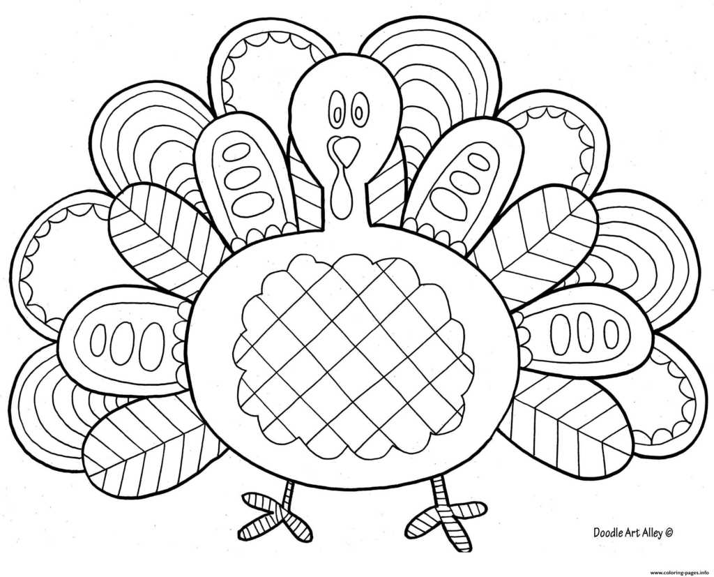Download Turkey Drawing To Color at PaintingValley.com | Explore collection of Turkey Drawing To Color