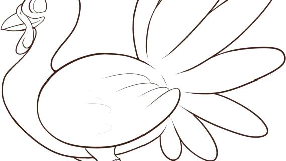 570x320 how to draw a turkey with image titled draw a turkey step - Turkey Face Drawing