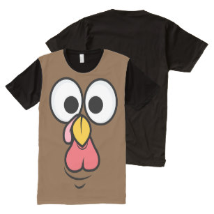 307x307 Turkey Face T Shirts Shirt Designs Zazzle Ca - Turkey Face Drawing
