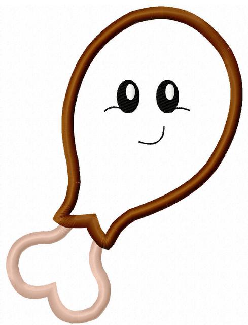 489x640 turkey leg thanksgiving design - Turkey Leg Drawing