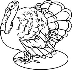 236x227 Best Turkey Images Coloring Pages, Colouring Pages, Printable - Turkey Line Drawing