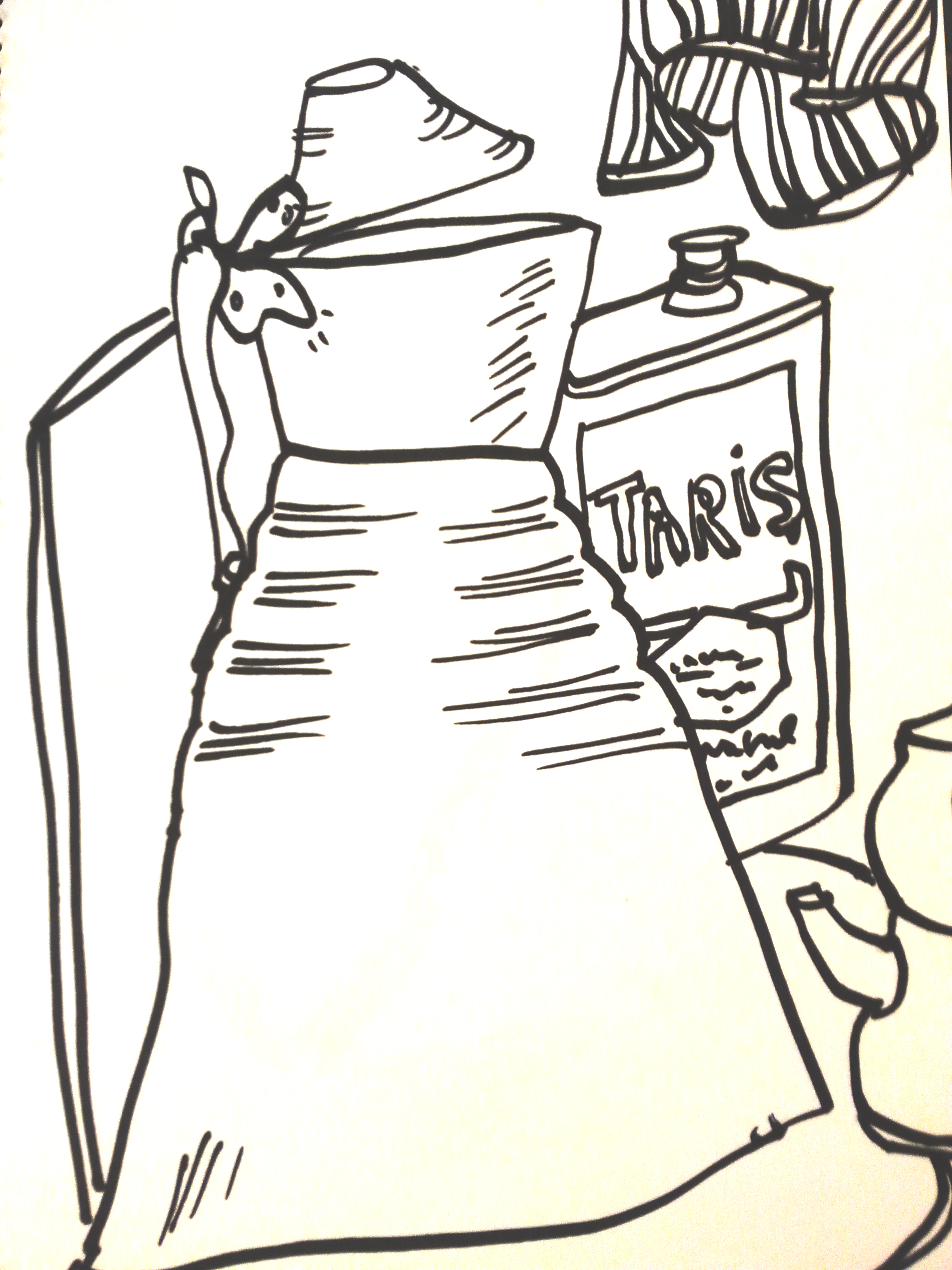 2448x3264 Turkey Drawing Jug Oil - Turkey Line Drawing