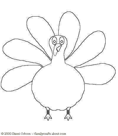 Turkey Outline Drawing at PaintingValley.com | Explore collection of ...