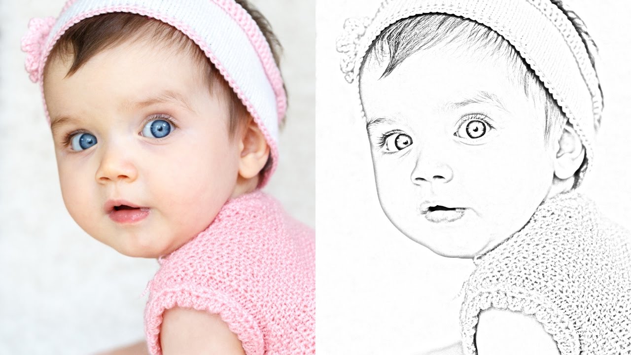1280x720 how to turn images into pencil drawings using gimp photoshop - Turn Image Into Drawing