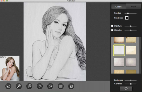 456x294 mac app of the week picsketch turns a photograph into a sketch - Turn Image Into Drawing