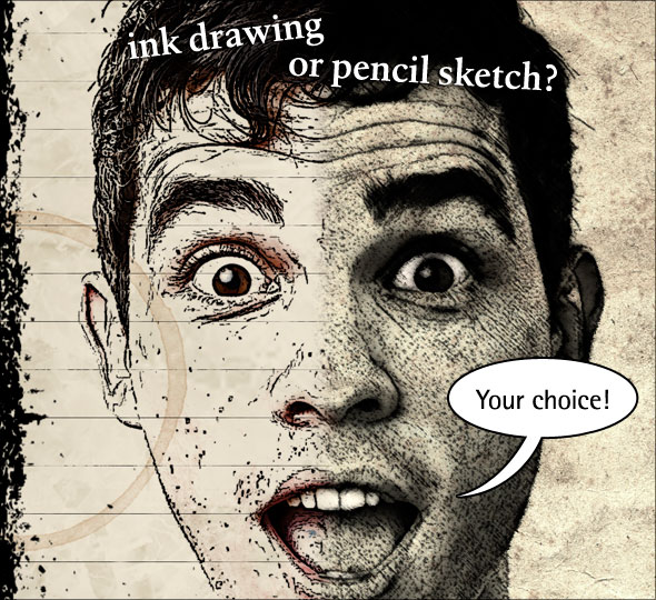 590x540 Turning A Photo Into An Ink Drawing Or A Pencil Sketch - Turn Image Into Drawing
