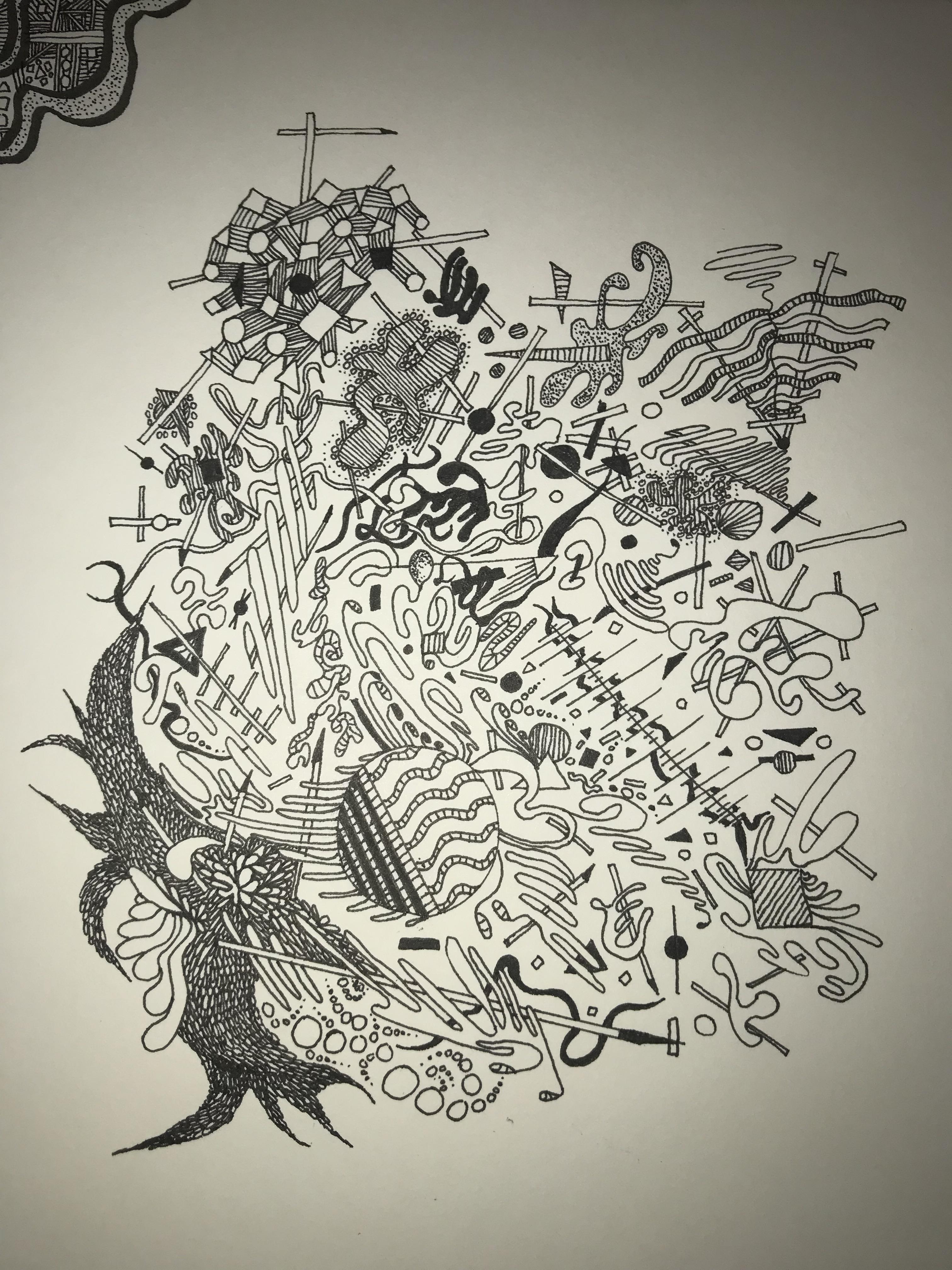 3024x4032 tried to turn my doodles into an actual piece this time, what do - Turn My Photo Into A Drawing