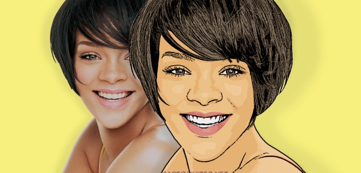 730x350 Turning Photograph Into Cartoon Style Picture Adobe Photoshop - Turn My Photo Into A Drawing