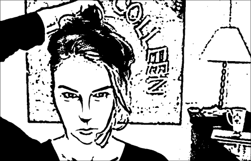 504x324 Deke's Techniques Turning A Photo Into Line Art - Turn Photo Into Drawing