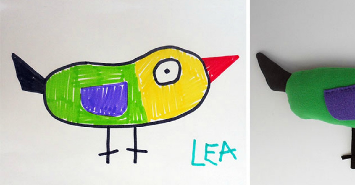 1200x627 artist turns kids drawings into incredible real life creations bpm - Turn Photo Into Drawing