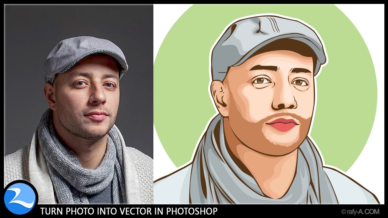 1280x720 how to turn photo into vector in photoshop - Turn Photo Into Drawing Photoshop