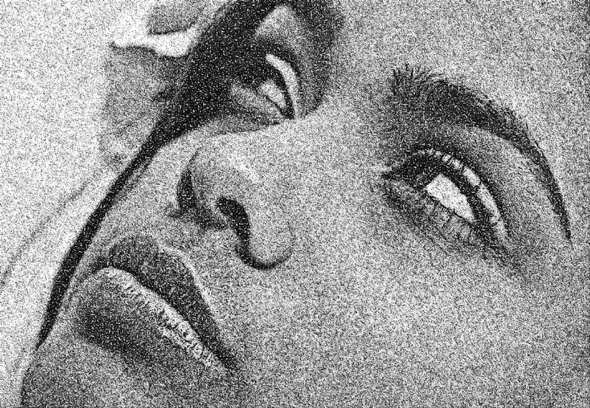 590x408 deke's techniques turn a portrait into a dot drawing, a deke - Turn Photo Into Drawing Photoshop