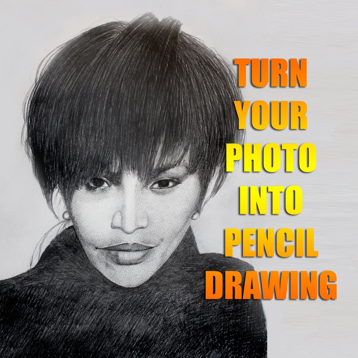 1200x1200 turn your photo into pencil drawing artist singh - Turn Photo Into Pencil Drawing