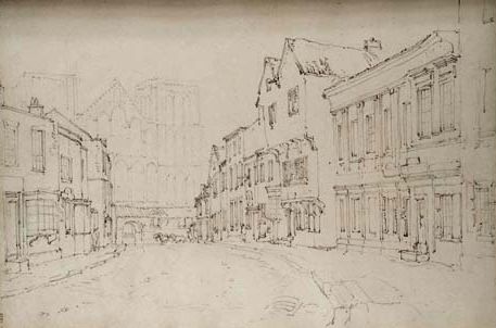 457x302 J M W Turner The Trott Line - Turner Drawings
