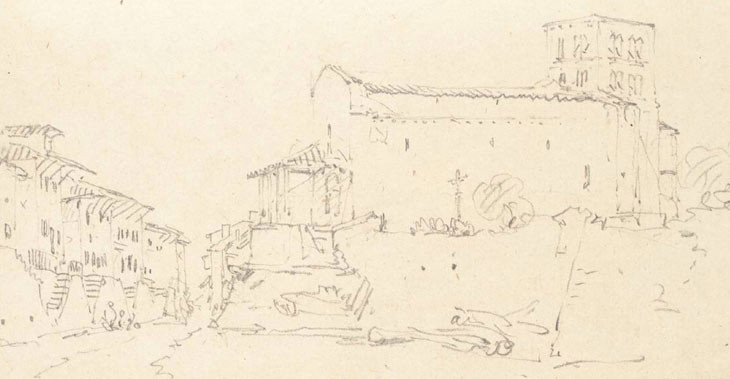 730x379 Sketchbooks From The Tour To Switzerland - Turner Drawings