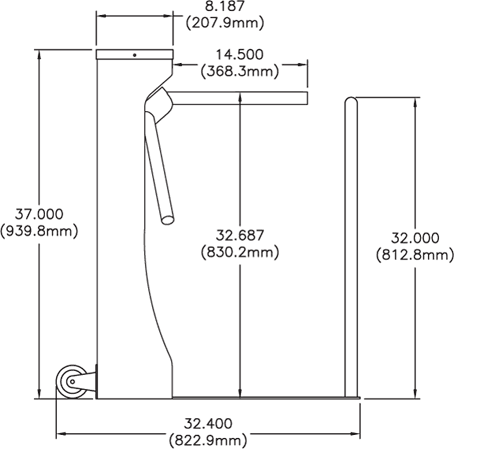 494x449 high traffic turnstiles - Turnstile Drawing