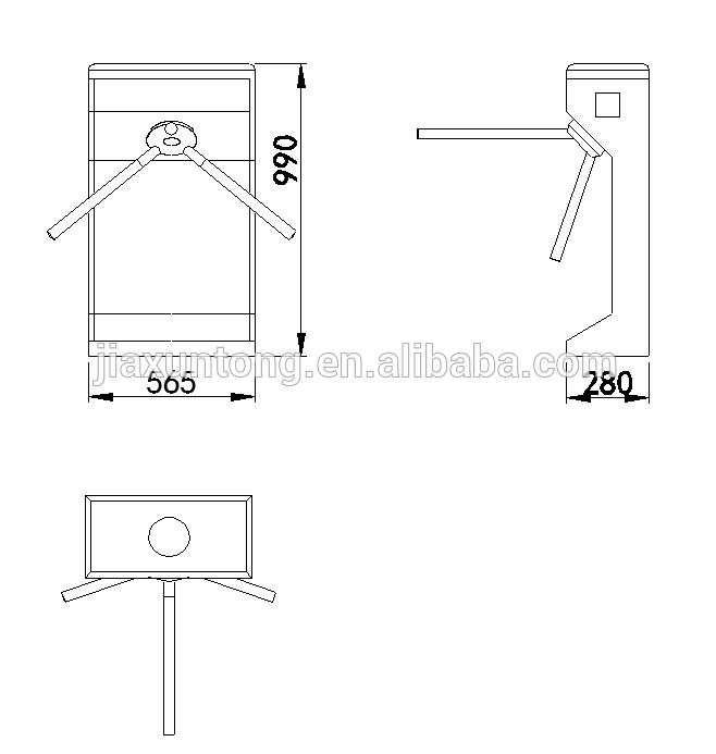 658x693 working principle of turnstile gates - Turnstile Drawing