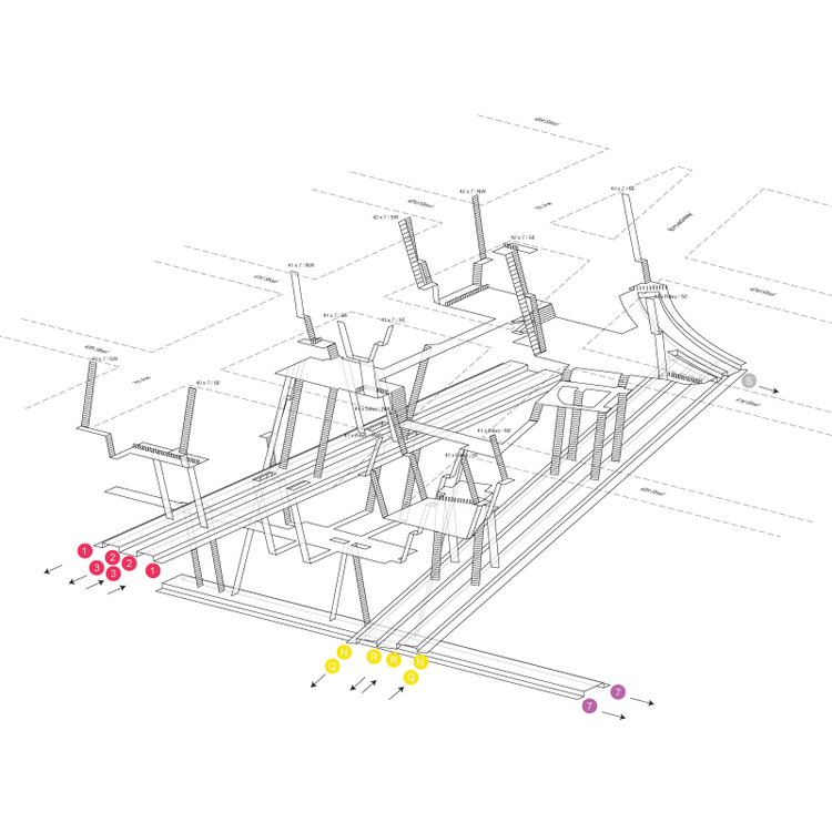 750x750 architect maps out nyc subway stations in one turnstile - Turnstile Drawing