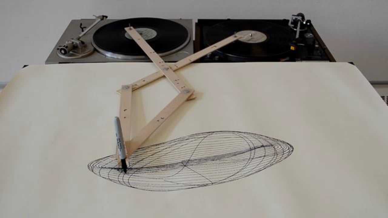 1280x720 robert howsare drawing apparatus on vimeo - Turntable Drawing
