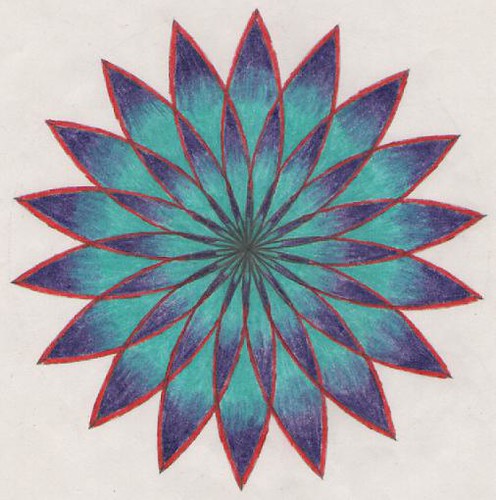 496x500 iver drawn together pool - Turquoise Drawing