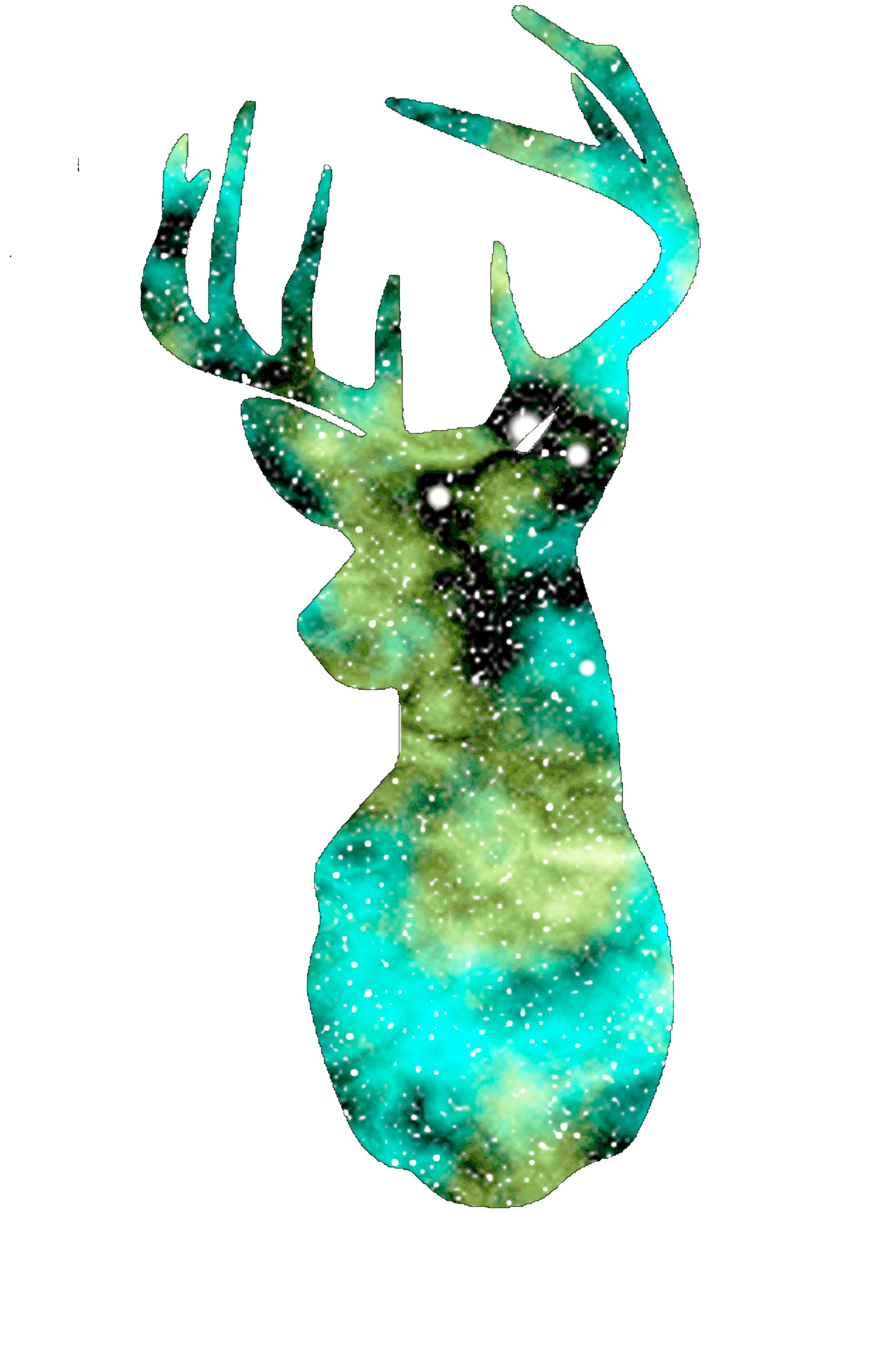 3300x5100 turquoise deer head shirt julie erin designs - Turquoise Drawing