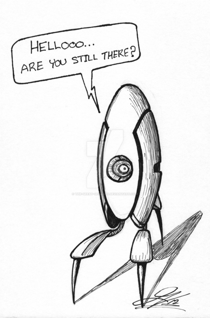 726x1099 portal sentry turret - Turret Drawing