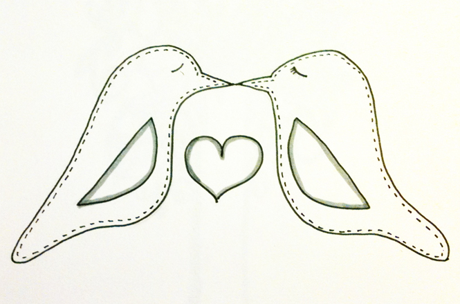 665x439 Turtle Dove Drawing - Turtle Dove Drawing