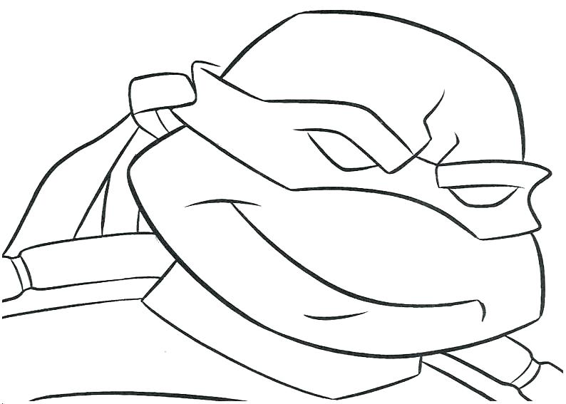794x567 Teenage Mutant Ninja Turtles Faces Coloring Pages Ninja Turtle - Turtle Face Drawing